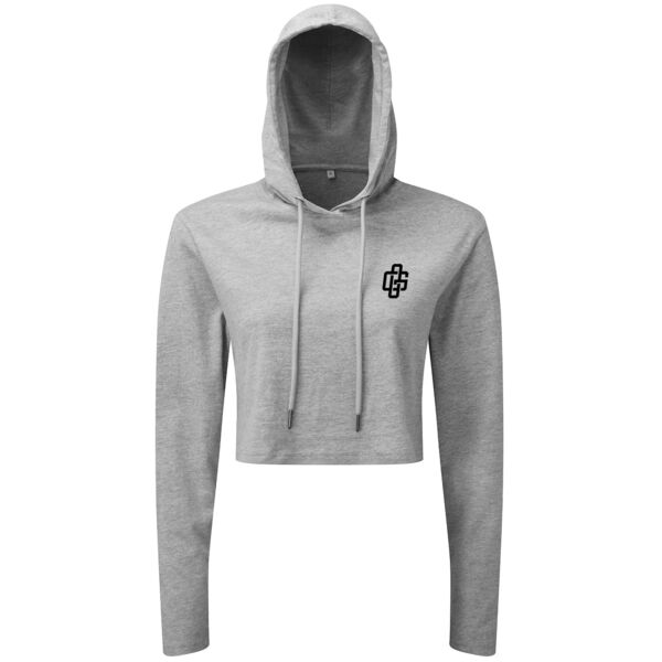 oragyms  - Women's Cropped Hooded Long Sleeve T-Shirt Thumbnail